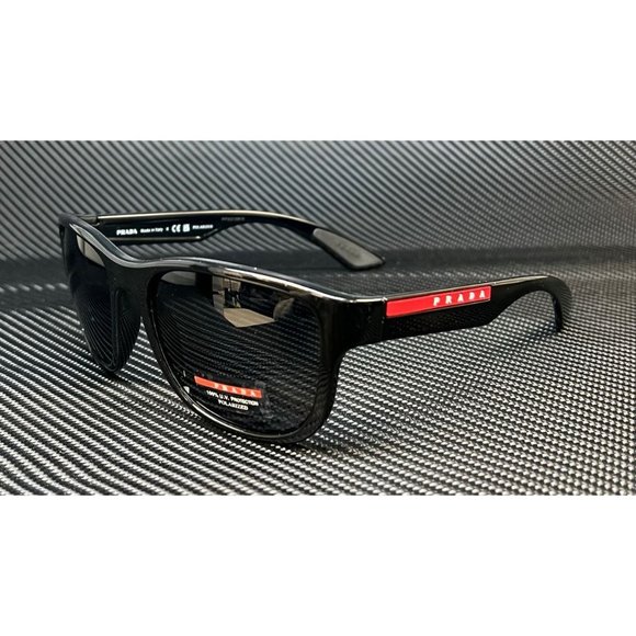 Prada Black Polarized 59mm Sunglasses - Picture 1 of 5